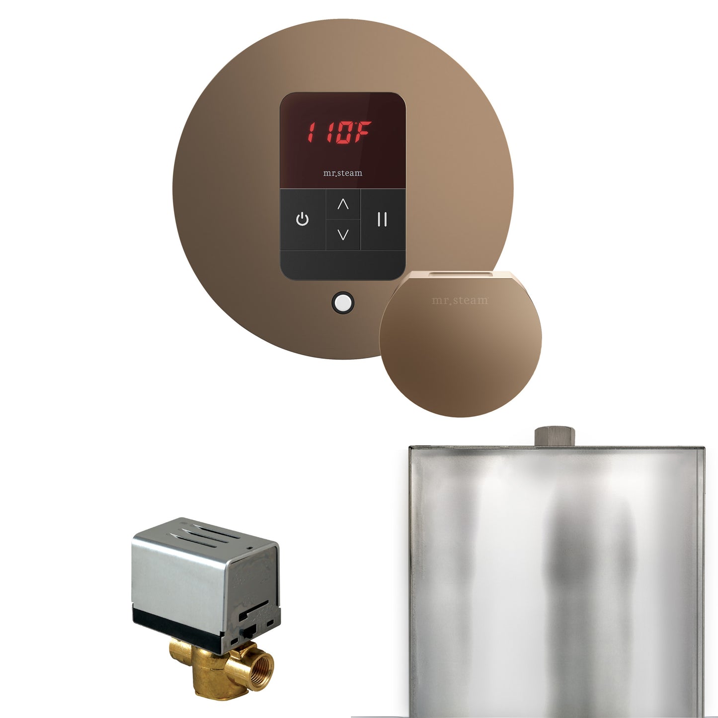 Basic Butler Steam Shower Control Package with iTempo Control and Steamhead