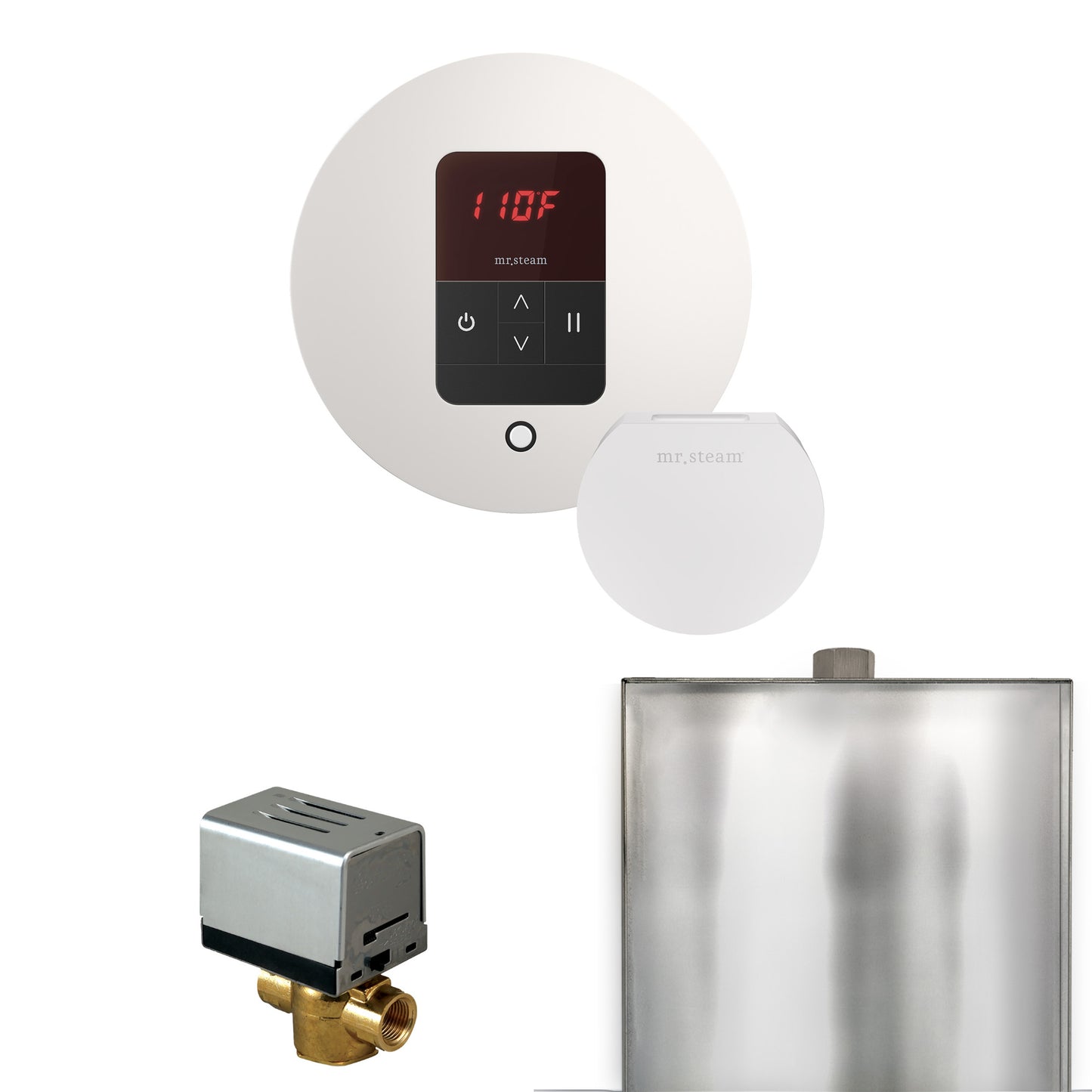 Basic Butler Steam Shower Control Package with iTempo Control and Steamhead