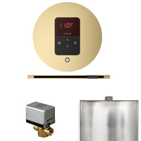 Basic Butler Steam Shower Control Package with Round iTempo Control and Linear Steamhead