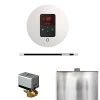 Basic Butler Steam Shower Control Package with Round iTempo Control and Linear Steamhead