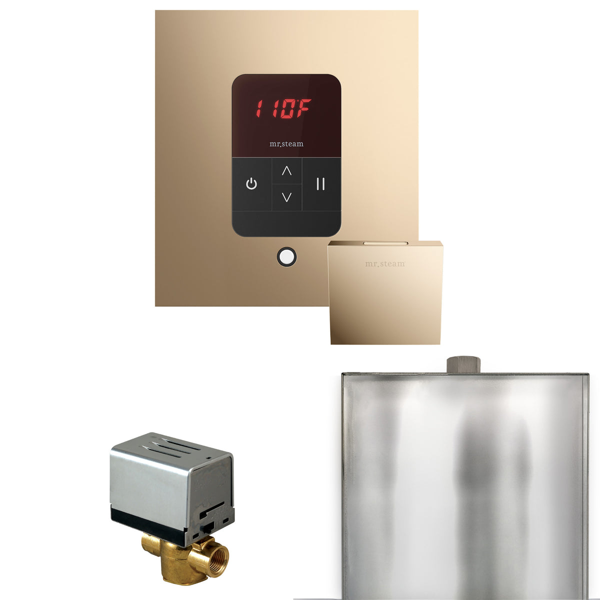 Basic Butler Steam Shower Control Package with iTempo Control and Steamhead