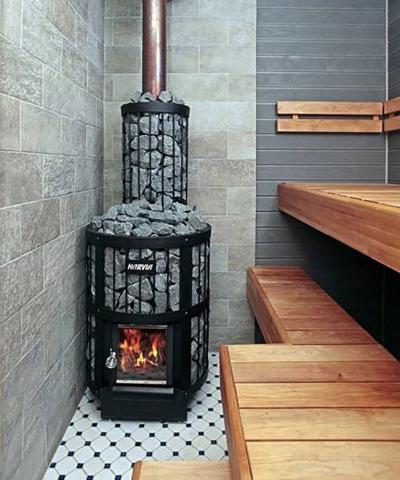 Legend Series 21kW Wood Sauna Stove w/Ext. Feed