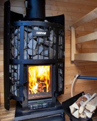 Legend Series 21kW Wood Sauna Stove w/Ext. Feed