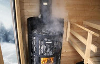 Legend Series Sauna Wood Burning Stove/Fireplace Combo