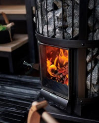 Legend Series Sauna Wood Burning Stove/Fireplace Combo