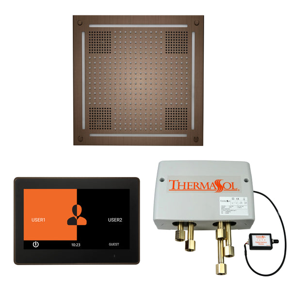 The Wellness Hydrovive Shower Package with 10" ThermaTouch Square